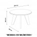 MESA CENTRO ARTELY ESPANHA OFF WHITE