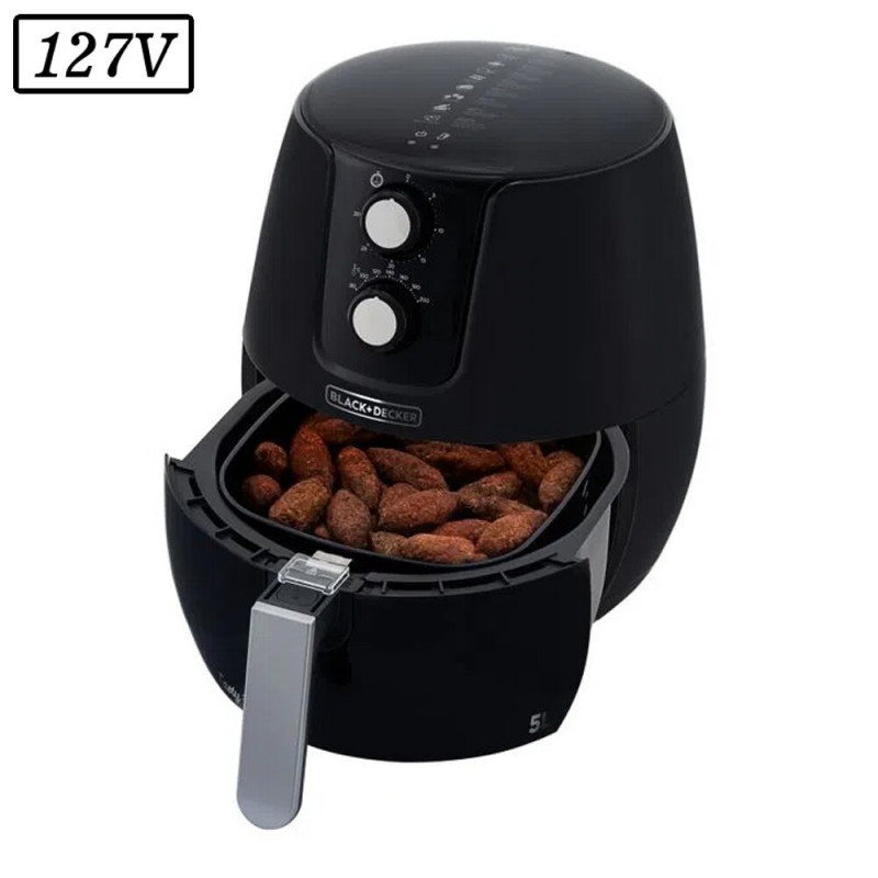 FRITADEIRA 5L BLACK DECKER TASTY FRY AFM5 1400W 127V PRETO