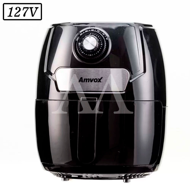 FRITADEIRA 4,5L AMVOX AIR FRYER ARF1245 1400W 110V PRETA