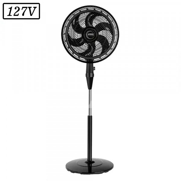 VENTILADOR ARNO VE6C XTREME 6 COLUNA 40CM 6 PAS 3 VEL 127V PRETO