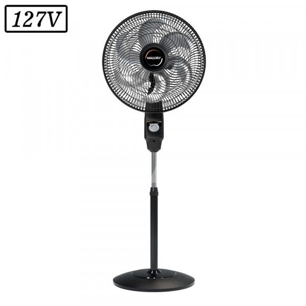 VENTILADOR MALLORY EOLO COLUNA 40CM 6 PAS 3 VEL 127V PRETO/GRAFITE