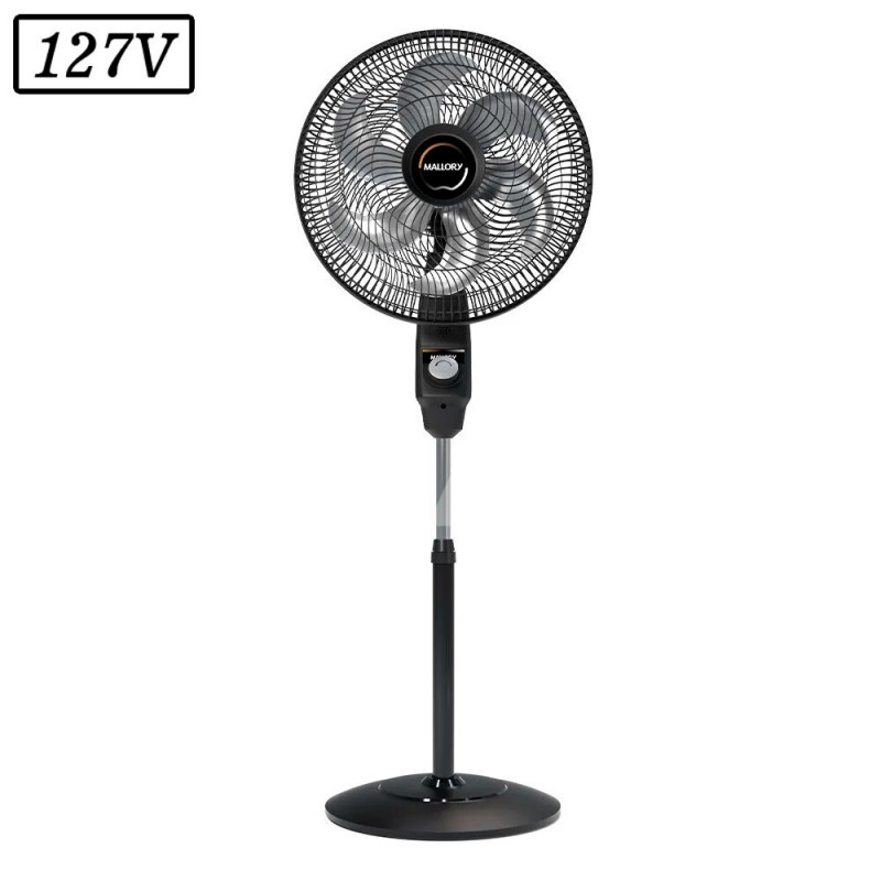 VENTILADOR MALLORY EOLO COLUNA 40CM 6 PAS 3 VEL 127V PRETO/GRAFITE